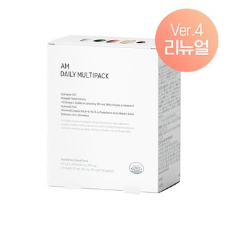 에이엠코스메틱 [에이엠 코스메틱] 안티에이징 종합영양제 에이엠 데일리 멀티팩 1BOX (1개월분)