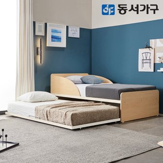 동서가구 버나드 슬라이딩 히든 이층침대 SS+SS (9존매트리스) DF640462