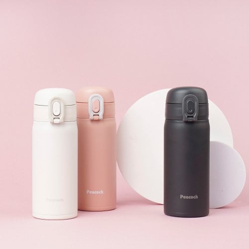 피코크 보온병 미니 스텐 올데이텀블러 어린이 원터치 보냉병 350ml AKT-35