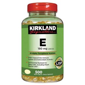 Kirkland 커클랜드 비타민 E 180mg (400IU) 500소프트젤 1병