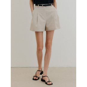 클라라 투 턱 숏 팬츠 / CLARA TWO TUCK SHORT PANTS_3colors