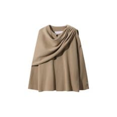 Cashmere Scarf Jacket (Camel)_D5JAW24002CMX