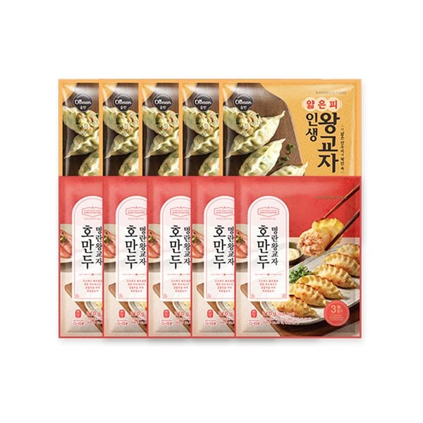 올반 왕교자210g x  5팩 + 호텔컬렉션 에센셜 명란 왕교자 210g x 5팩