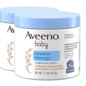 [해외직구] Aveeno 아비노 베이비 엑지마 테라핀 나이트타임 밤 312g 2팩