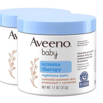 아비노 [해외직구] Aveeno 아비노 베이비 엑지마 테라핀 나이트타임 밤 312g 2팩