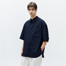 셈블런스 하프 셔츠 네이비 ZH2SH805NY