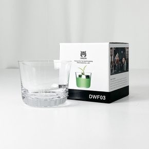 크리슨 온더락 언더락잔 DWF03 300ml 드왈프F3 프리미엄 크리스탈 양주잔 하이볼 위스키잔