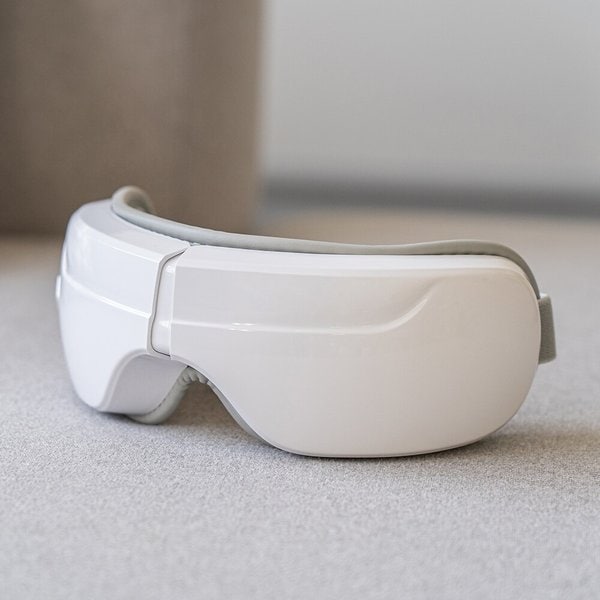 아이케어 눈마사지기 공기압 온열 힐링음악  화이트 JK-1MSG1000W