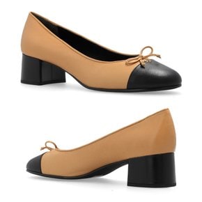 Cap Toe Pump 45mm 156210-250 토리버치 캡토 힐 펌프스 로퍼