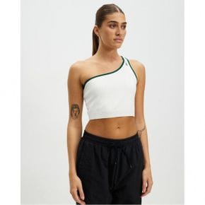 4377398 Reeboks Asymmetrical Bralette - Chalk