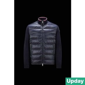 남성 넥 스트라이프 패딩 가디건[Upday 관부가세 배송비 포함]MONCLER CARDIGAN