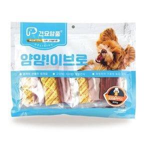 생활꽁꽁 강아지 간식 오리슬라이스 300g