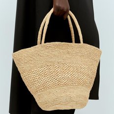 더로우 25 SS 더로우 Emilie Raffia 에밀리 라피아 바스켓 토트백 W1627 W756 NATAS