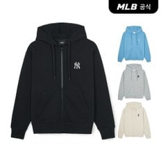 [코리아공식] [MLB] 베이직 미디움로고 후드집업 (4 COLOR)