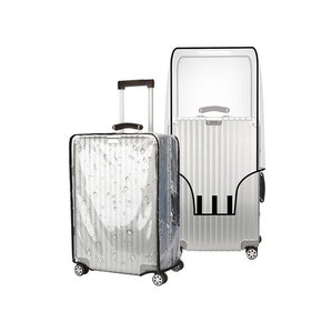 [미스터마켓] 투명 캐리어 커버 26인치 보호 방수 스크래치 클리어 덮개 오염방지 여행용 케이스 가방