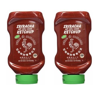  [해외직구]Huy Fong Sriracha Ketchup 후이 퐁 스리라차 핫 칠리 소스 케첩 20oz(567g) 2팩