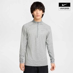 맨즈 나이키 스트라이드 드라이 핏 쿼터집 러닝 탑 NIKE HV2181-084