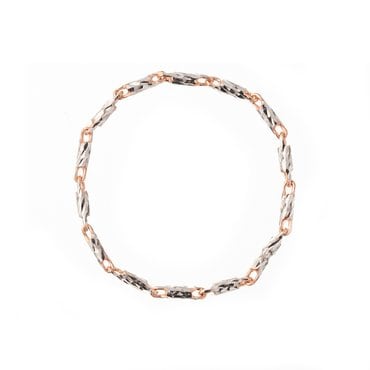 페르테 루메 로즈화이트 링, Lume Rose&White Ring, 14k rose gold