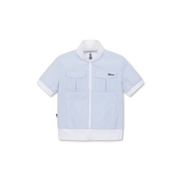 왁 골프 (WWVAM24222LBX)여성 Seersucker Marine waacky Vest