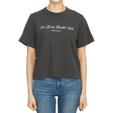 스포티앤리치 여성 크롭 반팔티셔츠 TS872FB FADED BLACK