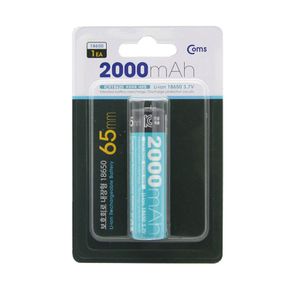 18650 보호회로 리튬이온 충전지 배터리 2000mAh