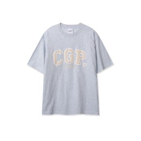 CGP 아치 로고 유색멜란지 반소매 티셔츠 CBEUUTS104