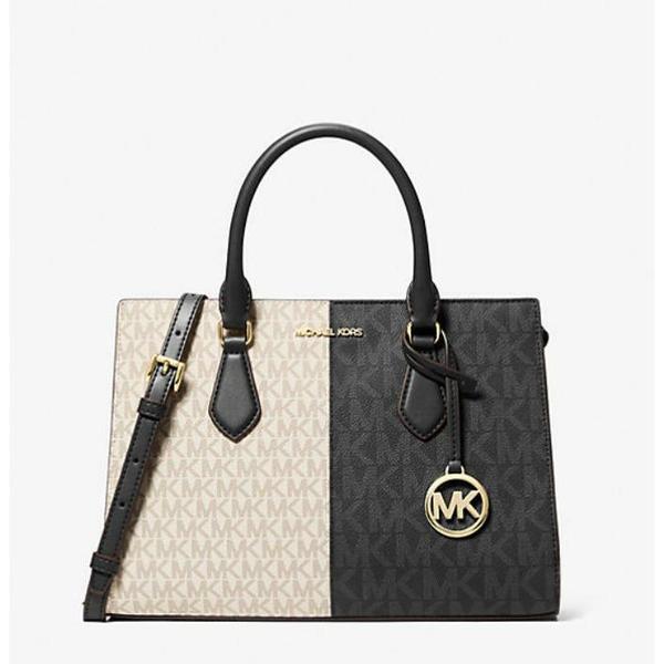 [국내배송]마이클코어스 쉴라 미디엄 투톤 사첼백 35F5G6HS3B