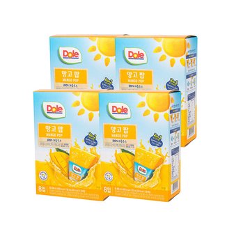  Dole 돌 망고 팝 후룻팝 과즙 주스 62ml x 64개