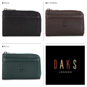 닥스DAKS COIN CASE  지갑 동전 지갑 동전 케이스 남성 L 자 지퍼 다크 브라운 DP20760