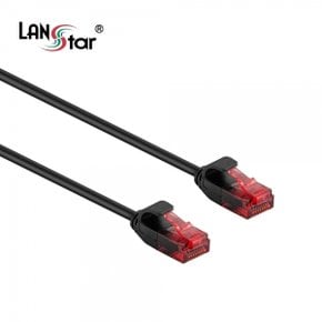 LANSTAR LS-SL6-05B 초슬림 랜케이블 0.5m 블랙