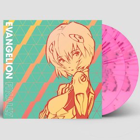 VARIOUS - EVANGELION FINALLY 에반게리온: 보컬 모음집 PINK & MAGENTA LP 한정반