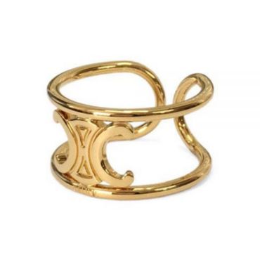 셀린느 셀린느 TRIOMPHE RING IN BRASS WITH GOLD FINISH (46S556BRA 35OR) (트리옹프 링 인 브