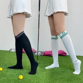 여성 미키 골프 니삭스 여자 골프양말 2중면바닥