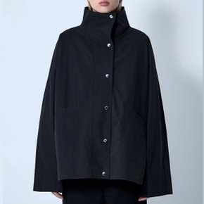 26 FW 토템 Parachute 써머 패러슈트 하이넥 버튼 자켓 블랙 253 WRO0222 FB0427 001