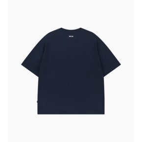 메이커무브 OG 오버핏 반팔 네이비