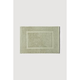JAJU 논슬립 코튼 보더 욕실매트_60x40cm_카키그레이 J625902002648