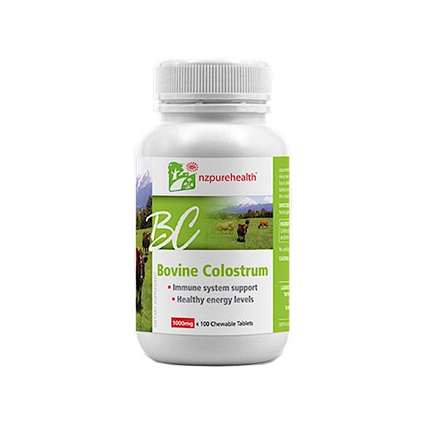 Nzpurehealth 어린이 콜로스트럼 초유 1000mg 100정