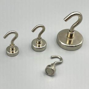 초강력 네오디움 자석 고리 후크 현관문 냉장고 20mm X ( 4매입 )