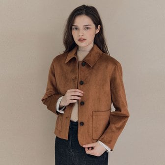 올앤썬드리 [여주점] 올앤선드리 인조스웨이드 자켓 A5F8J123