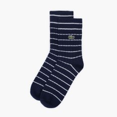 라코스테(LACOSTE) 2 PACK 스트라이프 양말 (womens) RA7869_HHW