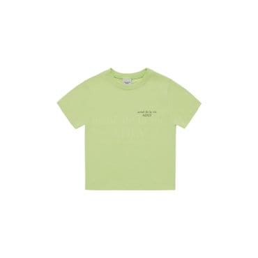 아크메드라비 KIDS BASIC LOGO SHORT SLEEVE T-SHIRT Light Green 키즈반팔 베이직로고 라이트그린