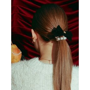 [단독]Celina Ribbon pearl band scrunch HB2209