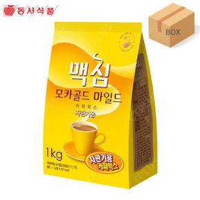 맥심 모카골드 마일드 커피믹스 자판기용 1kg - 10개 / 동서 자판기용