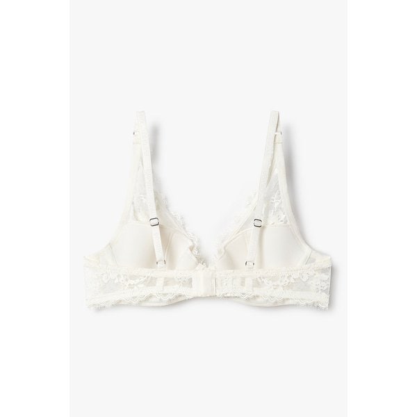 여성 플라워 자수 패디드 발코넷 브라 0825384524000