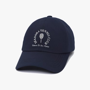 디아도라 [공식스토어] 시어서커 테니스 볼캡 NAVY