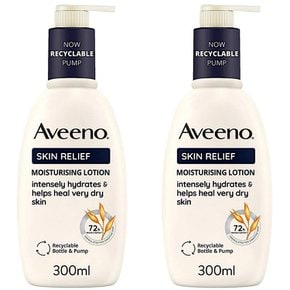 아비노 스킨 릴리프 너리싱 로션 Aveeno Skin Relief Nourishing Lotion 300ml 2개