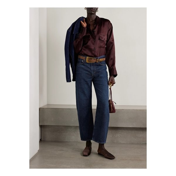 미로 미드라이즈 배럴 진 다크 데님 46376663162899768