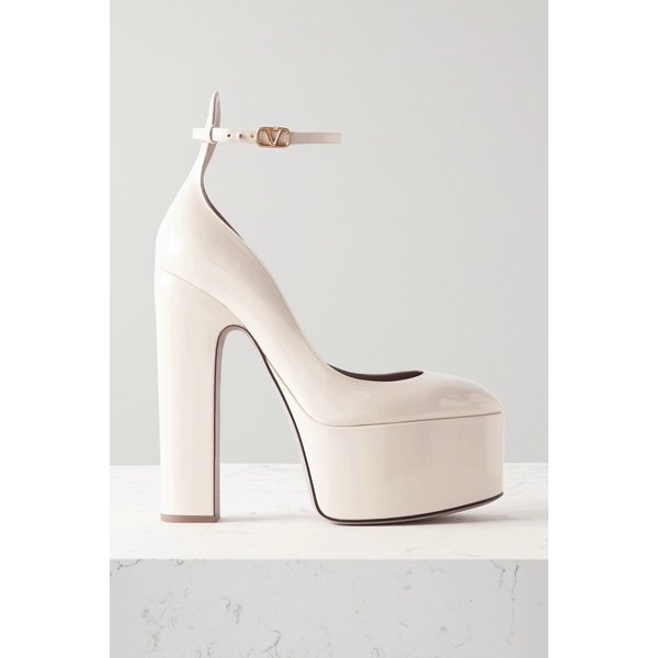 발렌티노 가라바니 탱고 페이턴트 가죽 플랫폼 펌프스 155mm 1647597317942274