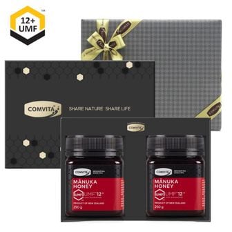 콤비타 마누카꿀 UMF12+ 2종세트(250g x 2) 선물포장 + 쇼핑백