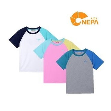 네파키즈 베이직 라글란 티셔츠KFD5305